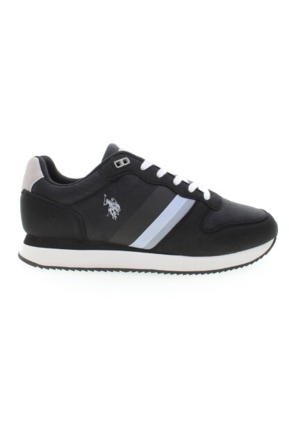 U.S. POLO ASSN. - Black Polyester Men Sneaker