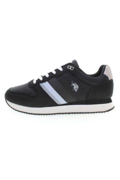 U.S. POLO ASSN. - Black Polyester Men Sneaker