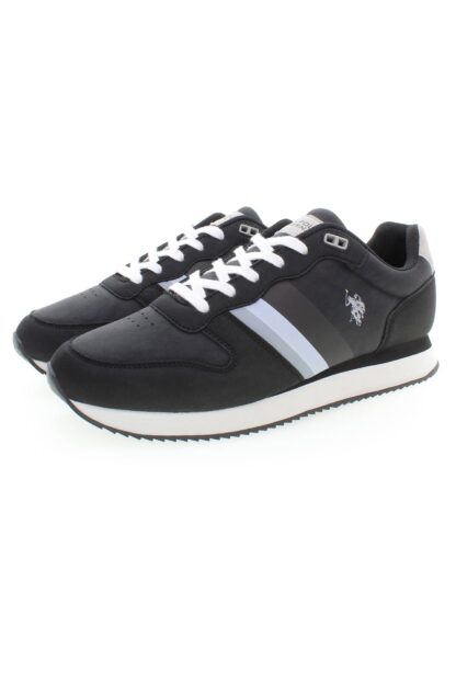 U.S. POLO ASSN. - Black Polyester Men Sneaker