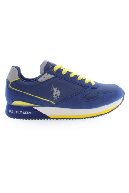 U.S. POLO ASSN. - Blue Polyester Men Sneaker