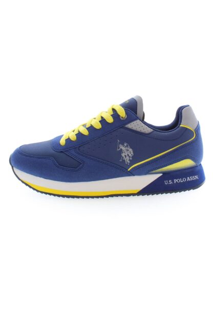 U.S. POLO ASSN. - Blue Polyester Men Sneaker