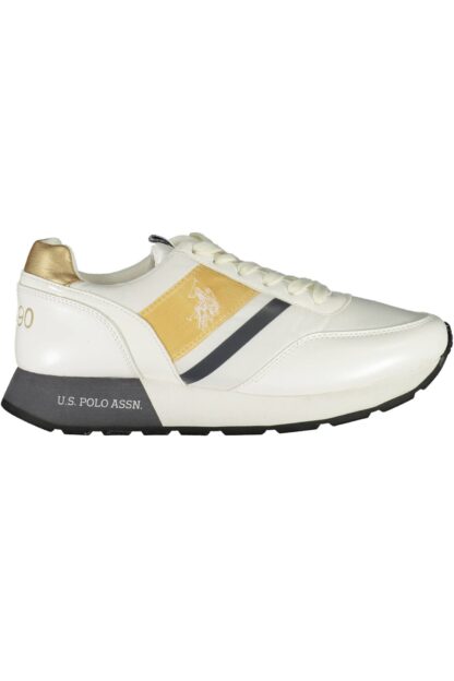 U.S. POLO ASSN. - White Polyester Women Sneaker