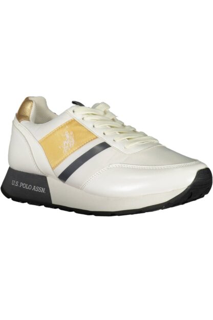 U.S. POLO ASSN. - White Polyester Women Sneaker