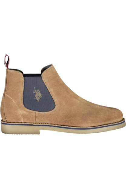 U.S. POLO ASSN. - Beige Polyester Men Ankle Boot