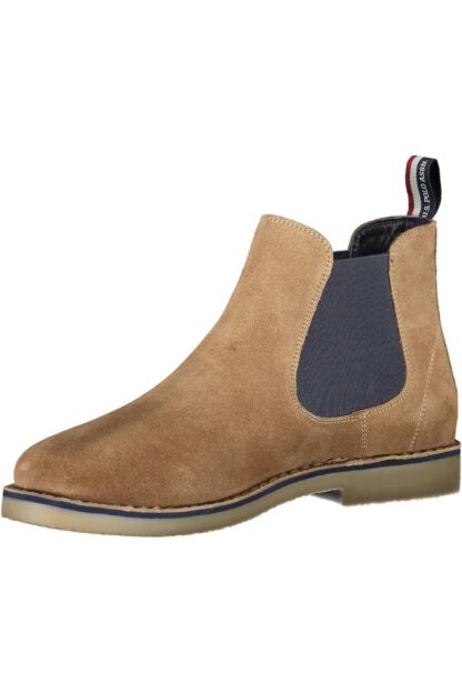 U.S. POLO ASSN. - Beige Polyester Men Ankle Boot