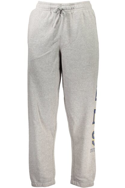 Vans - Gray Cotton Men Sports Trouser