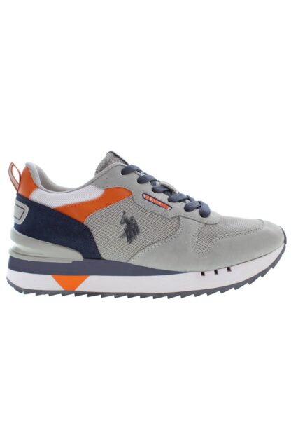 U.S. POLO ASSN. - Gray Polyester Men Sneaker