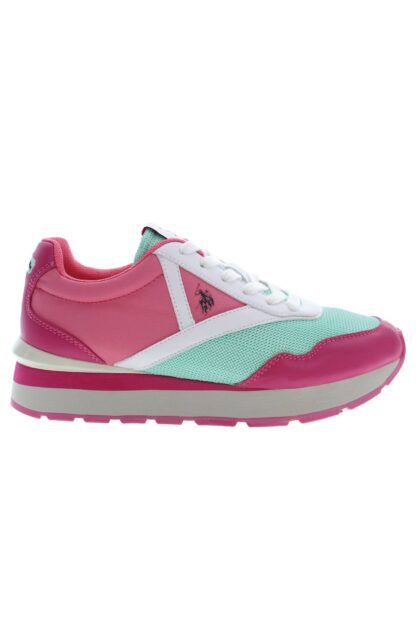 U.S. POLO ASSN. - Pink Polyester Women Sneaker