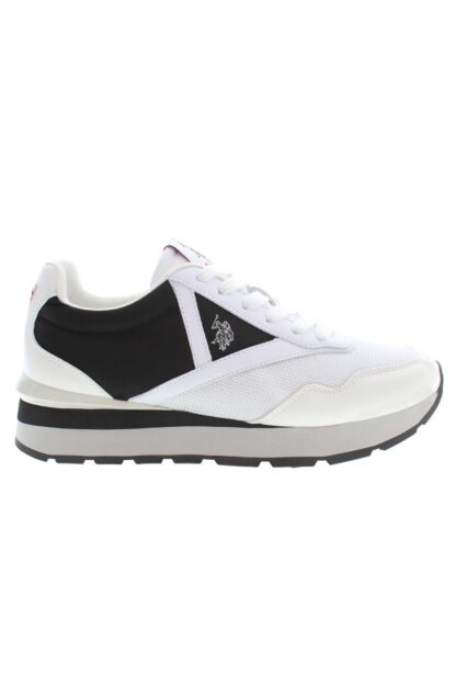 U.S. POLO ASSN. - White Polyester Women Sneaker