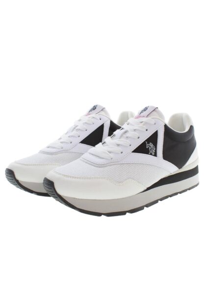 U.S. POLO ASSN. - White Polyester Women Sneaker