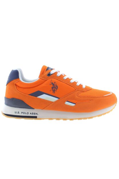 U.S. POLO ASSN. - Orange Polyester Men Sneaker