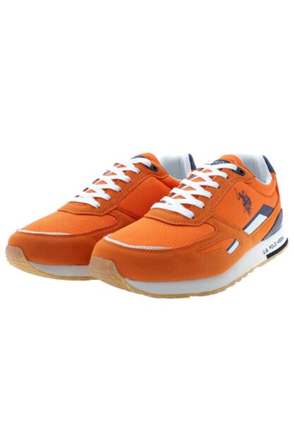 U.S. POLO ASSN. - Orange Polyester Men Sneaker