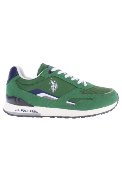 U.S. POLO ASSN. - Green Polyester Men Sneaker