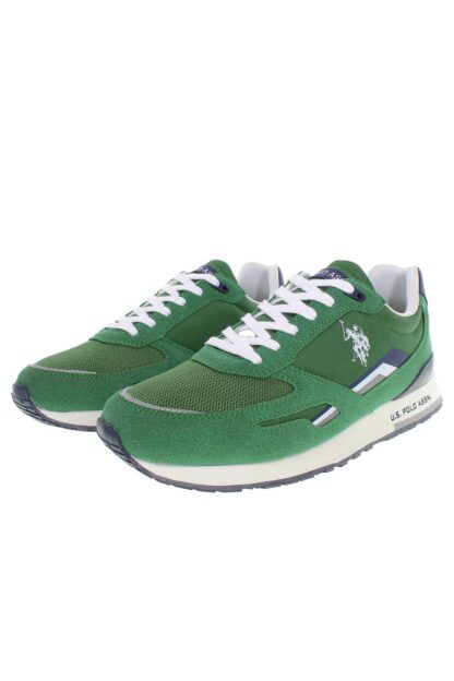 U.S. POLO ASSN. - Green Polyester Men Sneaker