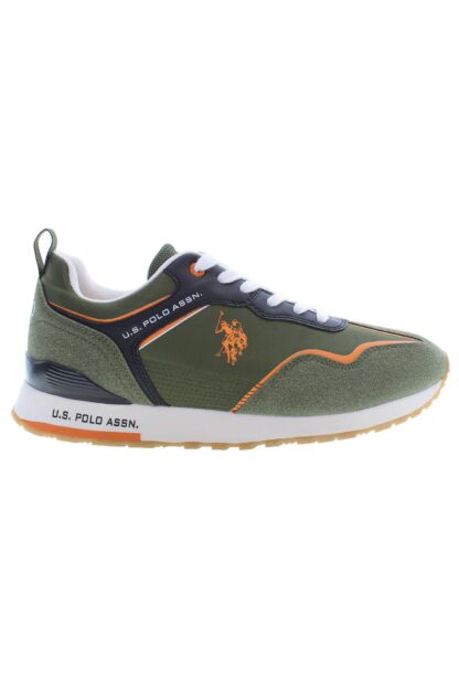 U.S. POLO ASSN. - Green Polyester Men Sneaker