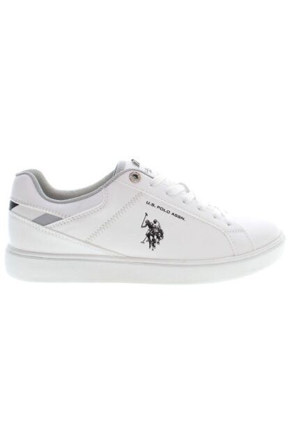 U.S. POLO ASSN. - White Polyester Men Sneaker