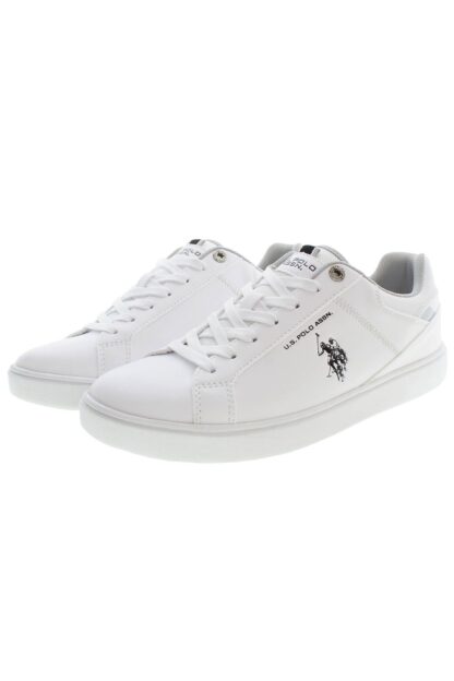 U.S. POLO ASSN. - White Polyester Men Sneaker