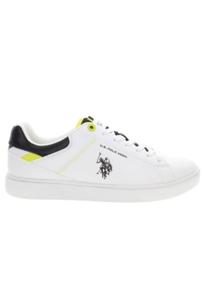 U.S. POLO ASSN. - White Polyester Men Sneaker