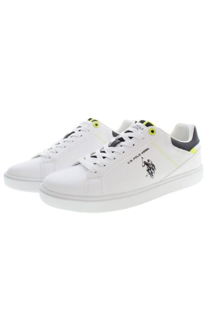 U.S. POLO ASSN. - White Polyester Men Sneaker