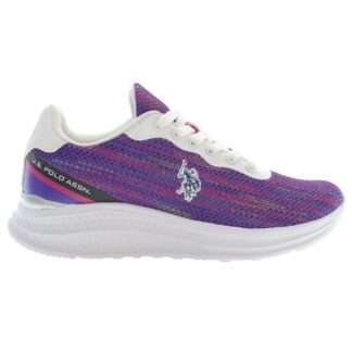 U.S. POLO ASSN. - White Polyester Women Sneaker