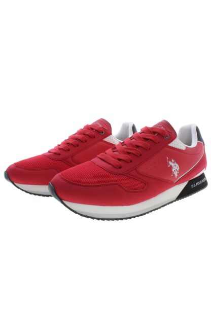 U.S. POLO ASSN. - Red Polyester Men Sneaker