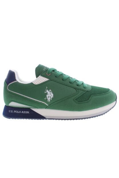 U.S. POLO ASSN. - Green Polyester Men Sneaker