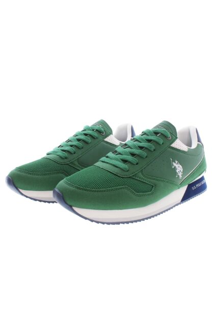 U.S. POLO ASSN. - Green Polyester Men Sneaker