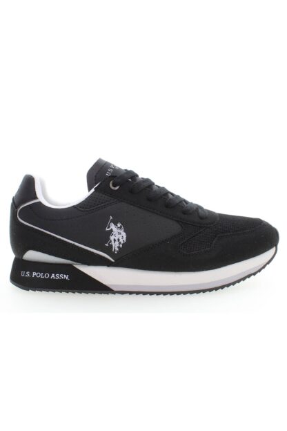 U.S. POLO ASSN. - Black Polyester Men Sneaker