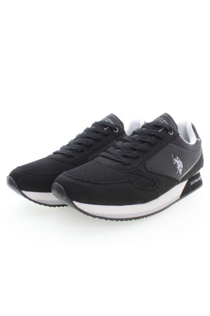 U.S. POLO ASSN. - Black Polyester Men Sneaker