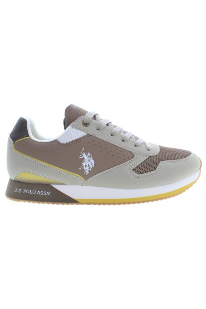 U.S. POLO ASSN. - Beige Polyester Men Sneaker