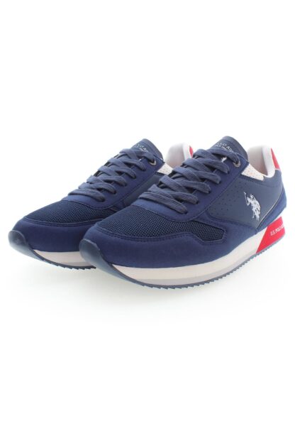 U.S. POLO ASSN. - Blue Polyester Men Sneaker