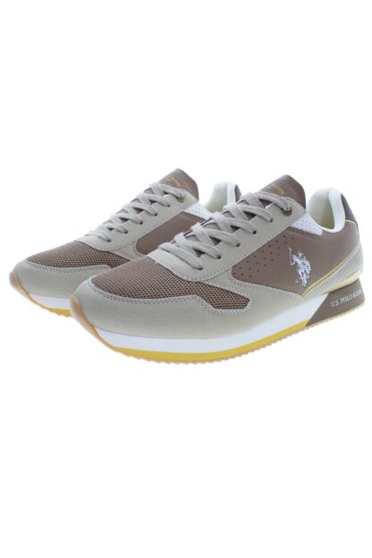 U.S. POLO ASSN. - Beige Polyester Men Sneaker