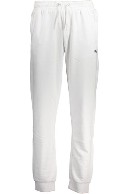 Fila - White Cotton Men Sports Pants