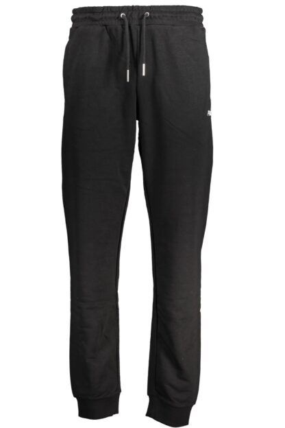 Fila - Black Organic Cotton Men Sports Pants