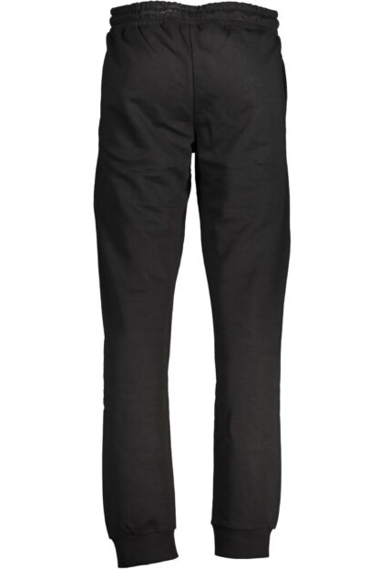 Fila - Black Organic Cotton Men Sports Pants