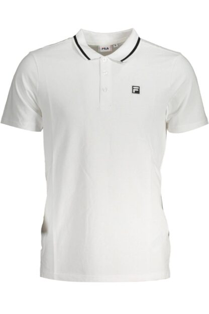 Fila - White Cotton Men Polo Shirt