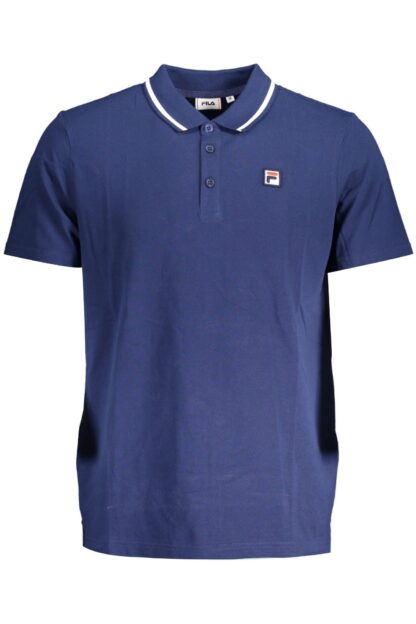 Fila - Blue Cotton Men Polo