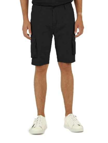 Fred Mello - Black Cotton Men's Bermuda Shorts