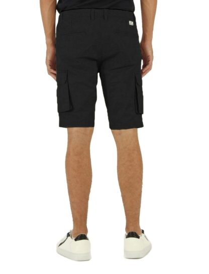 Fred Mello - Black Cotton Men's Bermuda Shorts