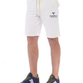 Fred Mello - Black Cotton Men's Bermuda Shorts