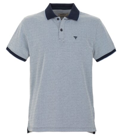 Fred Mello - Blue Cotton Men Polo Shirt