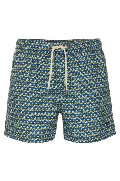 Fred Mello - Chic Blue Beach Shorts for Suave Summer Days