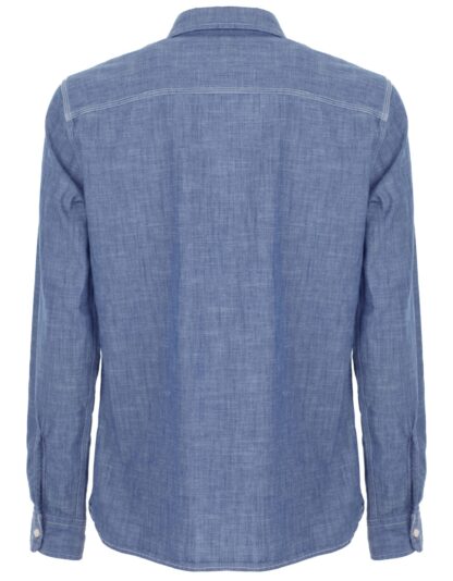 Fred Mello - Chic Denim Chest Pocket Shirt