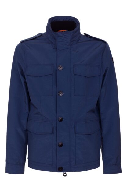 Fred Mello - Blue Nylon Men Jacket