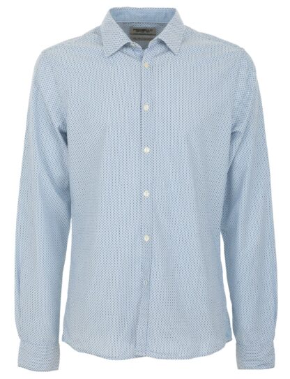 Fred Mello - Light Blue Cotton Men Shirt