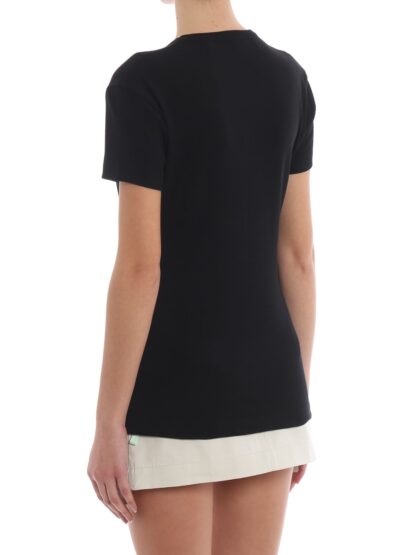 Off-White - Black Modal Women T-Shirt