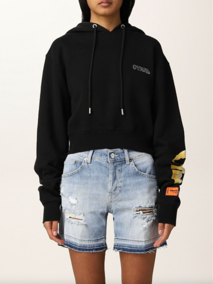 Heron Preston - Black Cotton Women Sweater