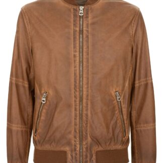 Dolce & Gabbana - Sleek Lambskin Multipocket Military Jacket