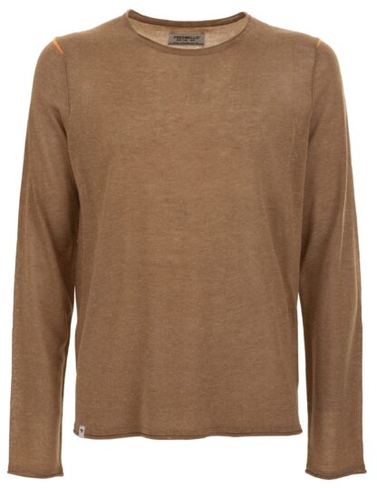 Fred Mello - Brown Acrylic Men Sweater