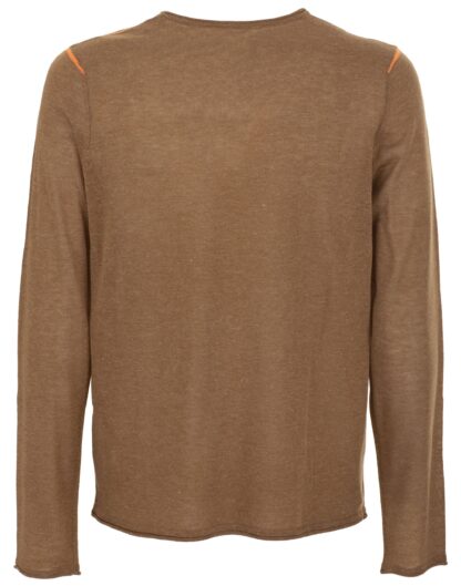 Fred Mello - Brown Acrylic Men Sweater